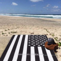 100% Baumwolle extra weiche Strandtücher der amerikanischen Flagge
